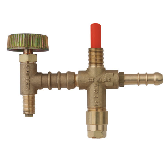 Thermocouple safety valve with needle valve Serie SV2800