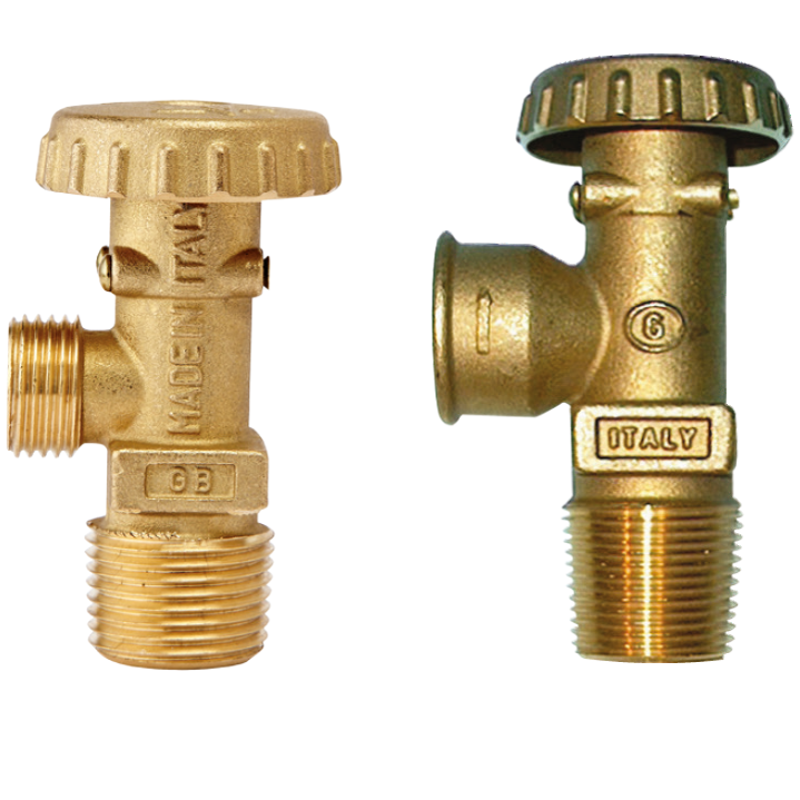 Cylinder valve, outlet male Series RB1500